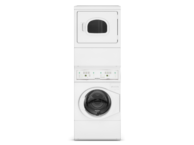27" Huebsch Electric Stacked Washer and Dryer Laundry Center - YTEE5ASP285CW01