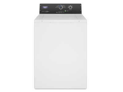 27" Maytag Commercial 3.27 Cu. Ft. Non-Vend Top Load Washer in White - MAT20MNAWW