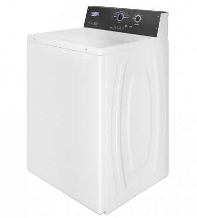27" Maytag Commercial 3.27 Cu. Ft. Non-Vend Top Load Washer in White - MAT20MNAWW