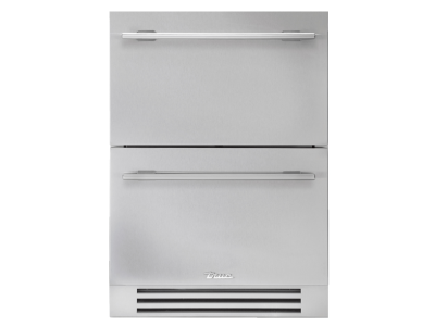 24" True Residential 5.4 Cu. Ft. Undercounter Refrigerator Drawers in Stainless Steel - TUR-24-D-SS-C