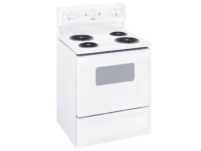 30" Moffat Freestanding Electric Manual Clean Range in White - MCBS523DNWW