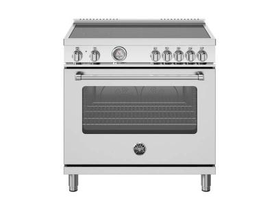 36" BERTAZZONI Master Series 5 Heating Zones Induction Range - MAS365INMXV