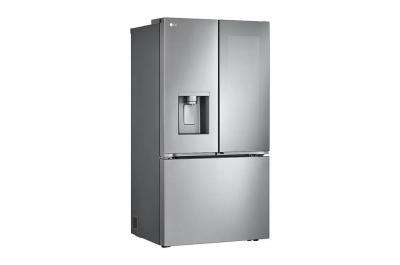 36" LG 31 Cu. Ft. Mirror InstaView DID Smudge Resistant Craft Ice Maker French Door Refrigerator  - LRYKS3106S