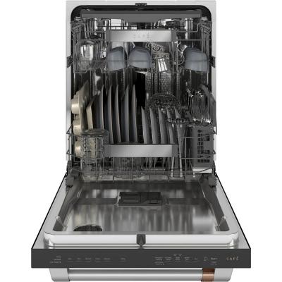24" Café Built-In Dishwasher with Hidden Controls in Matte Black - CDT845P3ND1