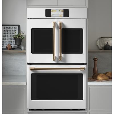Ge cafe matte store white wall oven