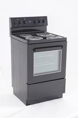 24" Epic Freestanding Electric Range With Broil Element In Black - EER239BL