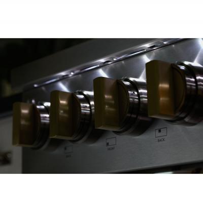 36" Monogram Gas Rangetop With 4 Burners In Stainless Steel - ZGU364NDTSS