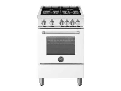 24" BERTAZZONI 2.4 Cu. Ft. Freestanding Gas Range with 4 Sealed Burners - MAS244GASBIV