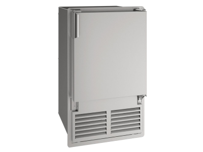 14" U-Line MCR014 Marine 230V Flush to Cabinet Crescent Ice Maker in Stainless Solid - UMCR014-SC02A