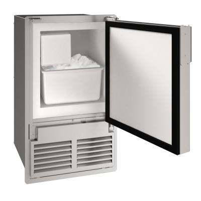 14" U-Line MCR014 Marine 230V Flush to Cabinet Crescent Ice Maker in Stainless Solid - UMCR014-SC02A