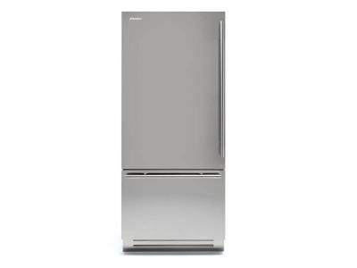 24" Fhiaba Brilliance Series Interior Left Hinge Stainless Steel Fridge With Freezer - BKI24B-LST