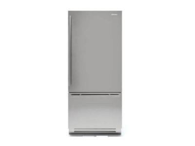 36" Fhiaba Brilliance Series Interior Right Hinge Stainless Steel Fridge With Freezer - BKI36B-RST