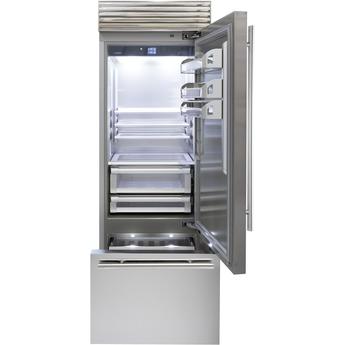 36" Fhiaba X-Pro Series Bottom Freezer Right Hinge Refrigerator in Stainless Steel - FP36BI-RST