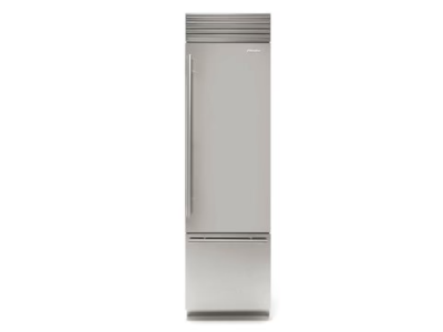 24" Fhiaba Bottom Mount Right Hinge Fridge with Freezer in Stainless Steel - FP24B-RST