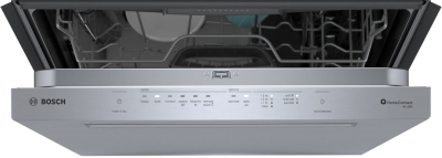 24" Bosch 500 Series 44 dBA Dishwasher with Flexible 3rd Rack in Stainless Steel - SHP65CM5N