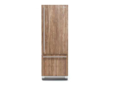 30" Fhiaba Brilliance Series Interior Right Hinge Overlay Fridge With Freezer  - BI30BI-ROT