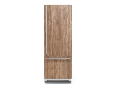 30" Fhiaba Brilliance Series Interior Right Hinge Overlay Fridge With Freezer - BI30B-ROT