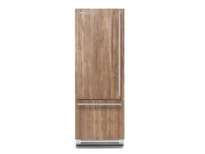 36" Fhiaba Brilliance Series Interior Left Hinge Overlay Fridge With Freezer - BI36B-LOT