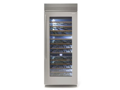 36" Fhiaba X-Pro Series Right Hinge Column Wine Cellar in Stainless Steel - FP36WCC-RS1
