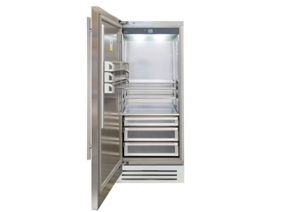 36" Fhiaba Classic Series Left Hinge Column Refrigerator in Stainless Steel - FK36RFC-LS1
