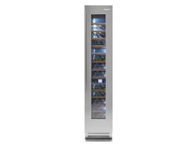 18" Fhiaba Classic Series Right Hinge Built-In Dual Zone Wine Cooler in Stainless Steel - FK18WCC-RS1