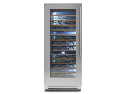 36" Fhiaba Classic Series Left Hinge Built-In Dual Zone Wine Cooler in Stainless Steel - FK36WCC-LS1