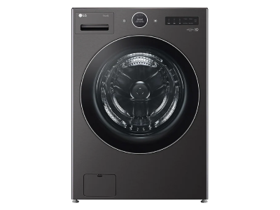 27" LG 5.8 Cu. Ft. Front Load Washer with AI DD 2.0 and LCD Knob - WM6700HBA