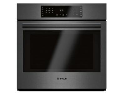 30" Bosch 4.6 Cu. Ft. 800 Series Single Wall Oven In Black Stainless Steel - HBL8443UC