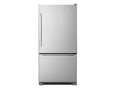 33" Amana 22 Cu. Ft. Amana Bottom-Freezer Refrigerator - ABB2224BRM