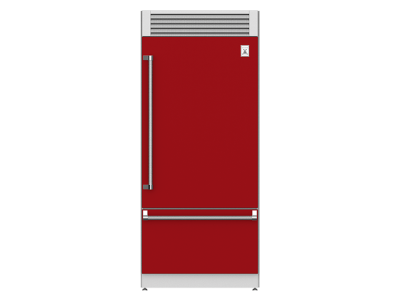 36" Hestan KRP Series Right-Hinge Pro Style Bottom Mount Refrigerator with Top Compressor - KRPR36-RD