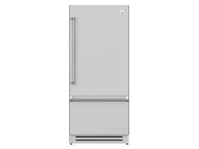 36" Hestan KRB Series Right-Hinge Bottom Mount Refrigerator with Bottom Compressor - KRBR36