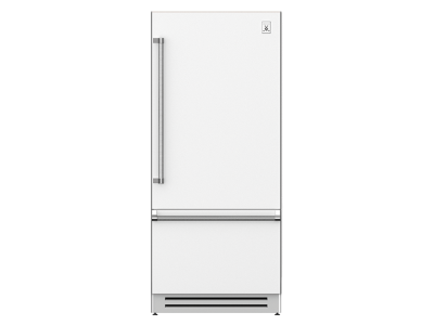 36" Hestan KRB Series Right-Hinge Bottom Mount Refrigerator with Bottom Compressor - KRBR36-WH