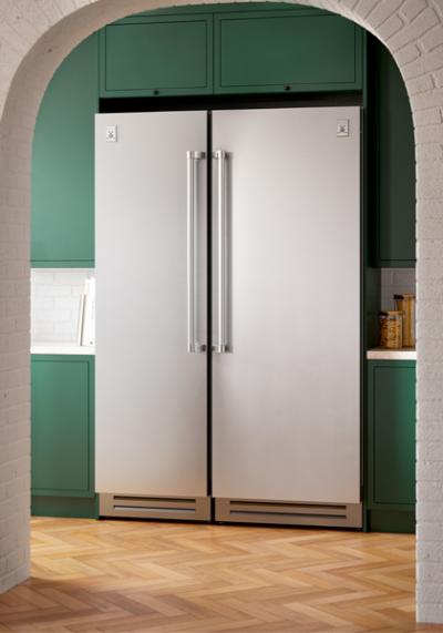 30" Hestan KRC Series Left-Hinge Column Refrigerator in Steeletto - KRCL30