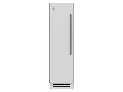 24" Hestan KRC Series Left-Hinge Column Refrigerator in Steeletto - KRCL24