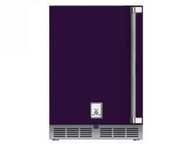 24" Hestan 5.0 Cu. Ft. GRWS Series Left Hinge Outdoor Dual Zone Refrigerator with Wine Storage - GRWSL24-PP