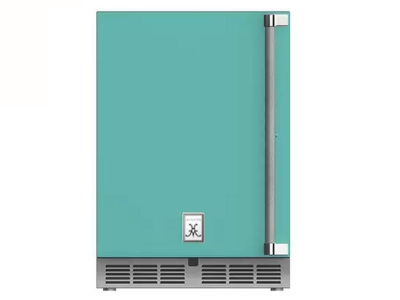 24" Hestan 5.0 Cu. Ft. GRWS Series Left Hinge Outdoor Dual Zone Refrigerator with Wine Storage - GRWSL24-TQ