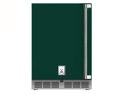 24" Hestan 5.0 Cu. Ft. GRWS Series Left Hinge Outdoor Dual Zone Refrigerator with Wine Storage - GRWSL24-GR