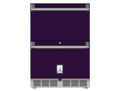 24" Hestan 5.2 Cu. Ft. GRR Series Outdoor Refrigerator Drawers - GRR24-PP