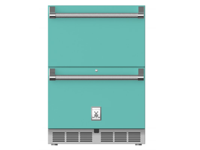 24" Hestan 5.2 Cu. Ft. GRR Series Outdoor Refrigerator Drawers - GRR24-TQ
