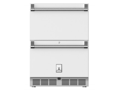 24" Hestan 5.2 Cu. Ft. GRR Series Outdoor Refrigerator Drawers - GRR24-WH