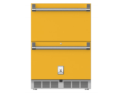 24" Hestan 5.2 Cu. Ft. GRR Series Outdoor Refrigerator Drawers - GRR24-YW