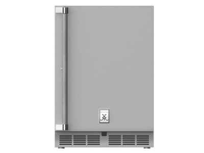 24" Hestan 5.0 Cu. Ft. GRWS Series Right Hinge Outdoor Dual Zone Refrigerator with Wine Storage - GRWSR24