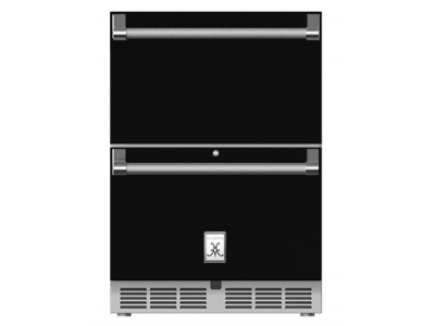 24" Hestan 5.2 Cu. Ft. GRR Series Outdoor Refrigerator Drawers - GRR24-BK