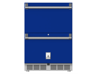 24" Hestan 5.2 Cu. Ft. GRR Series Outdoor Refrigerator Drawers - GRR24-BU
