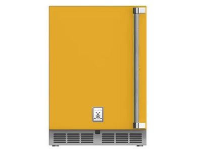 24" Hestan 5.2 Cu. Ft. GRS Series Left Hinge Outdoor Undercounter Refrigerator - GRSL24-YW