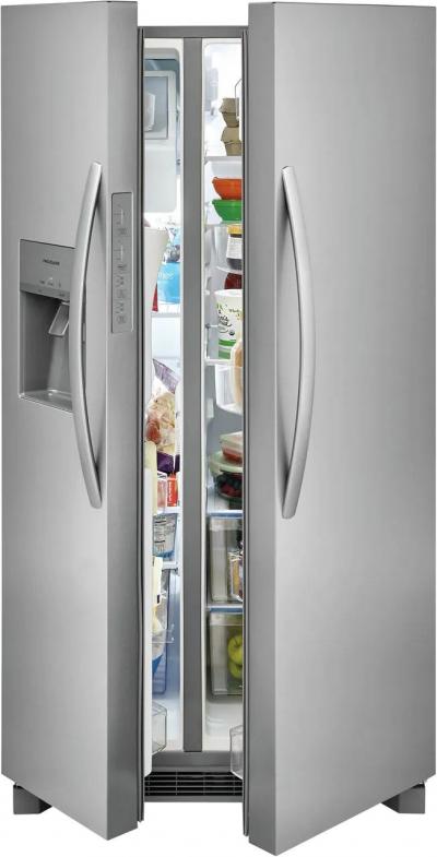 36" Frigidaire 25.6 Cu. Ft. Freestanding Side by Side Refrigerator - FRSS2623AS