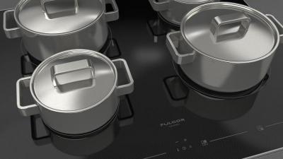 24" Fulgor Milano 400 Series Induction Cooktop in Glossy Black - F4IT24S2