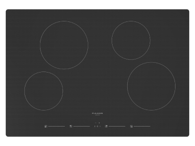 30" Fulgor Milano 400 Series Induction Cooktop in Glossy Black - F4IT30S2