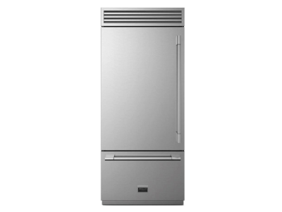 36" Fulgor Milano Sofia Pro Left Hinge Fridge in Stainless Steel - F7PBM36S2-L