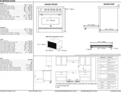 30" ILVE 4 Cu. Ft. Majestic II Electric Freestanding Range in Custom RAL Color with Copper Trim - UMI30QNE3/RALP